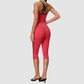 Wholesale Women's Fixed-Cup Sports Vest & Cropped Pants Yoga Set