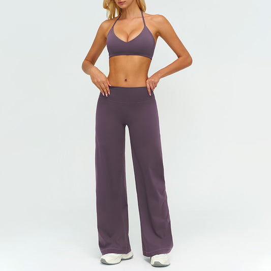Wholesale V-neck backless sports bra + | Wonderxfans bulk activewear