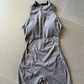 Wholesale Half zip Integrated hip lifting jumpsuit