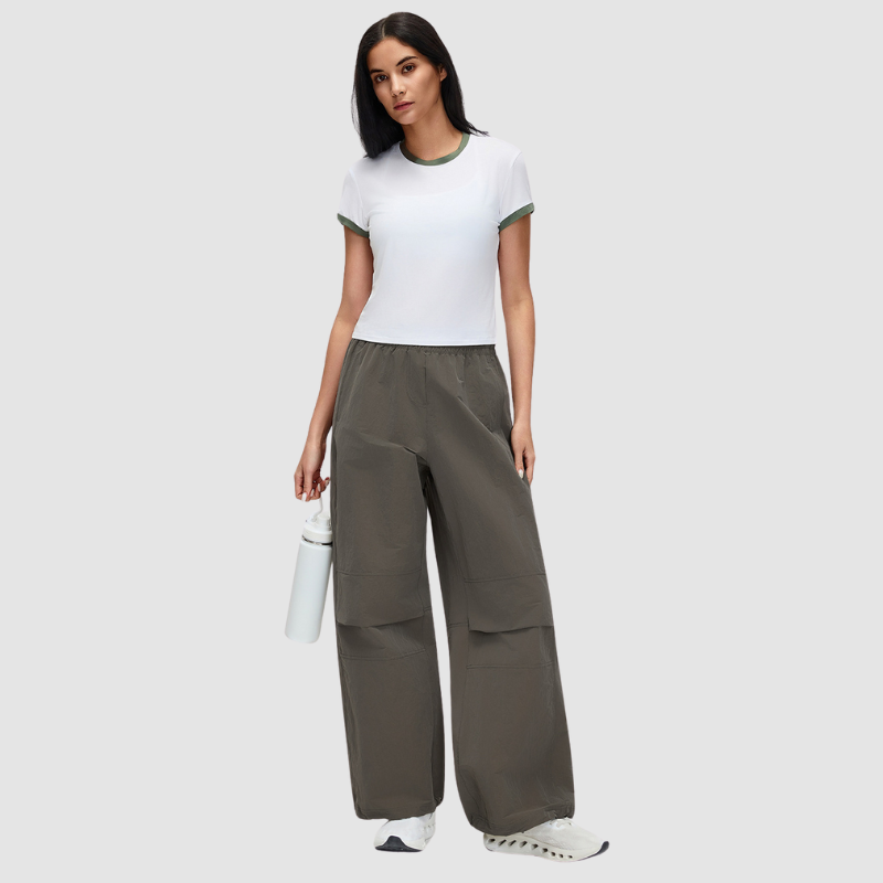 Wholesale Loose-Fit Straight-Leg Cargo Pants