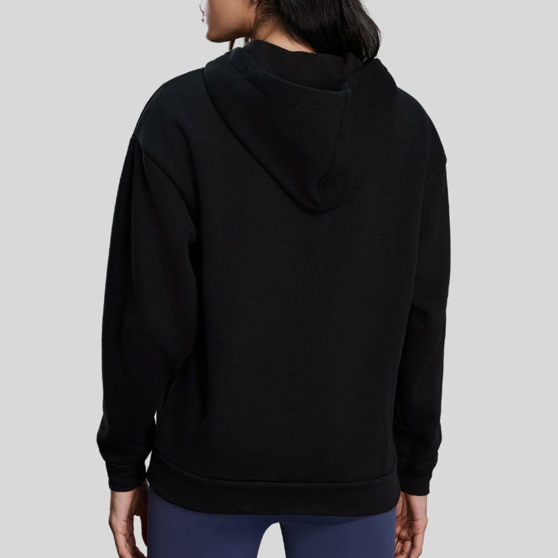 Brushed Fleece Zip Hoodie