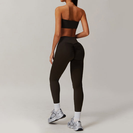 Wholesale Nude tube top with sports | Wonderxfans bulk activewear