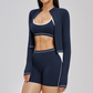 Zippered tight quick drying sports jacket