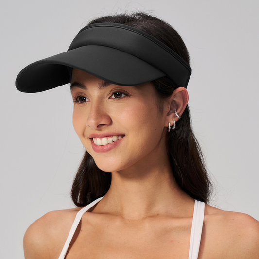 Wholesale Women's Sun Visor Cap – UPF Protection Adjustable Sports Running Tennis Hat