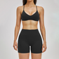 Wholesale Cross Back Tank Top+High Waist short 2-piece Set