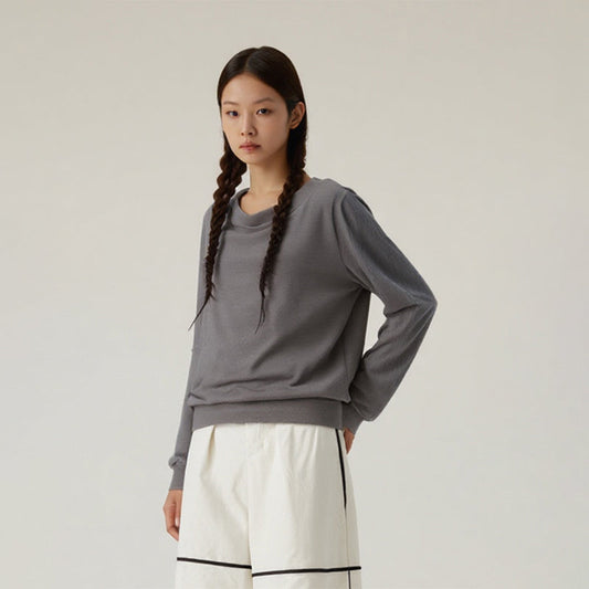 Wholesale Slanted shoulder top with long | Wonderxfans bulk activewear