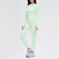 Wholesale solid color long-sleeved top + leggings