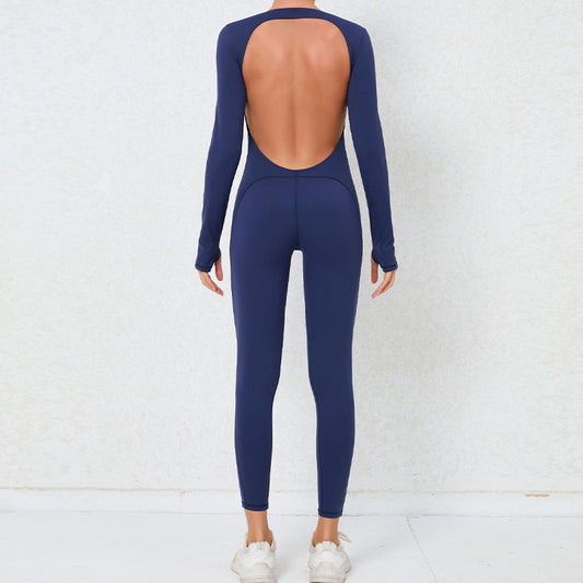 Wholesale Sexy backless long-sleeved high-intensity fitness | Wonderxfans bulk activewear