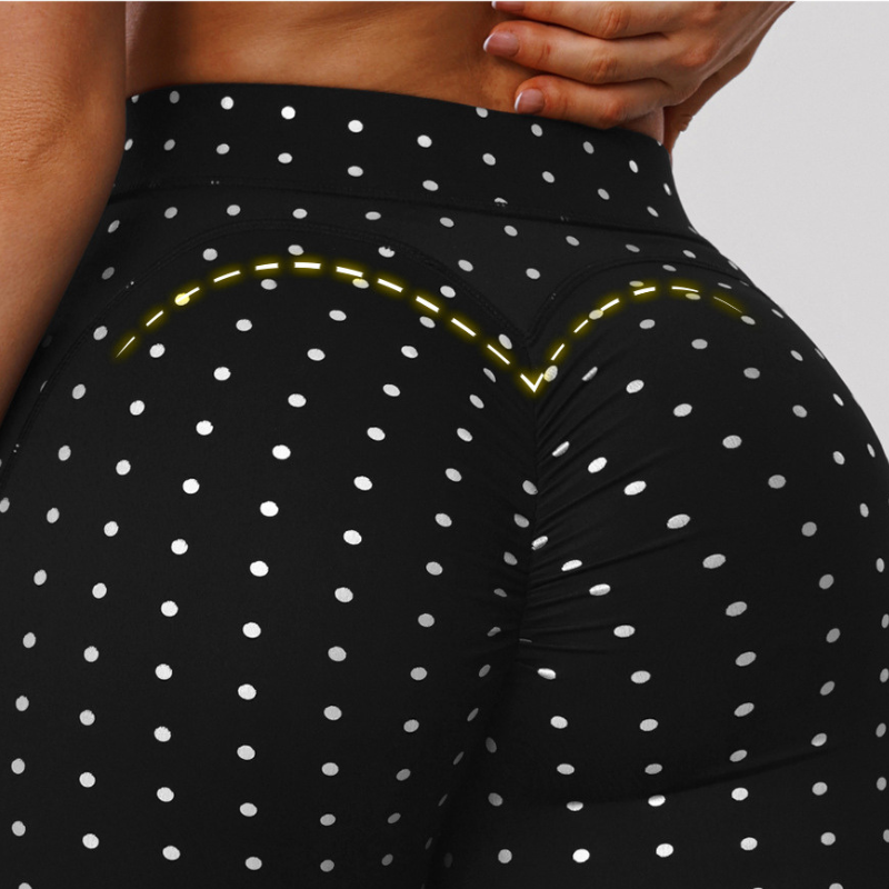 Wholesale polka dot yoga and training leggings