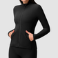 Wholesale Women's Activewear Fleece-Lined Zip Pocket Yoga Jacket
