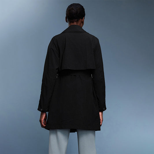 Wholesale Belted mid-length trench coat for | Wonderxfans bulk activewear