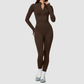 Wholesale Women's Stand-Collar Cardigan & High-Waist Leggings Yoga Set