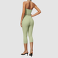 WholesaleWomen's Activewear Brushed Padded Tank & Fitted Capri-Pants Yoga Set