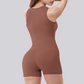 Seamless sports outdoor yoga bodysuit