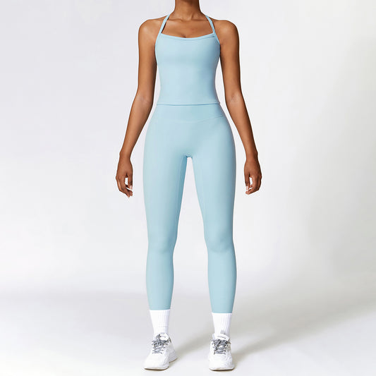 Wholesale Brush Cross-back Top & high | Wonderxfans bulk activewear
