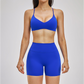 Wholesale Cross Back Tank Top+High Waist short 2-piece Set