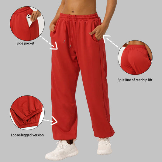 Wholesale Loose Fit Drawstring Joggers with | Wonderxfans bulk activewear