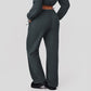 Wholesale fleece wide-leg sweatpants