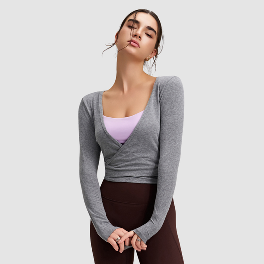 Wholesale Long Sleeve Yoga Top | Wonderxfans bulk activewear