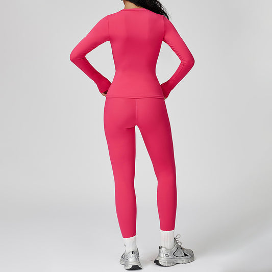 Wholesale round neck long sleeve top | Wonderxfans bulk activewear