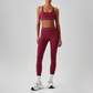 Wholesale Naked-Feel Sports Bra & High-Waist Biker Shorts Set – Quick-Dry Yoga 2-Piece set