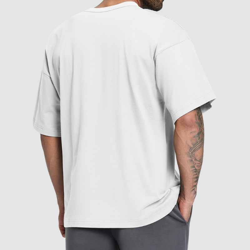 Wholesale Men Organic Cotton Breathable Casual T-shirt