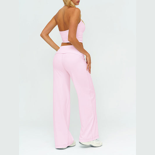 Wholesale V-neck backless tank top + | Wonderxfans bulk activewear