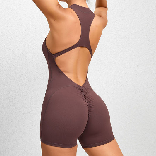 Wholesale Tight-fitting with zipper quick-drying Jumpsuits | Wonderxfans bulk activewear