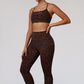Wholesale leopard print sports bra