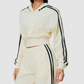 Wholesale Women's Thick hooded sports guard Zip Up Hoodie Jacket
