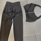 Wholesale Zipper Tank Top+Highlighted Legging 2-piece Set