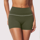 Wholesale Women's Brushed Yoga Shorts – Colorblock Tummy Control Butt Lift