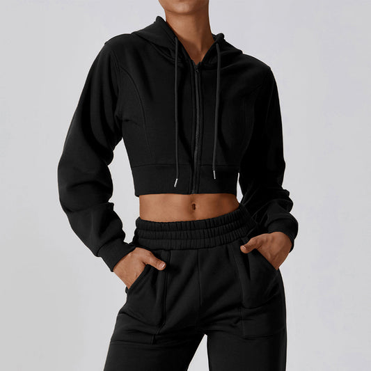 Wholesale Casual loose long sleeve zipper | Wonderxfans bulk activewear