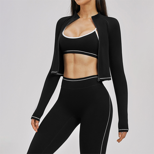 Wholesale zipper windproof slim fit jacket