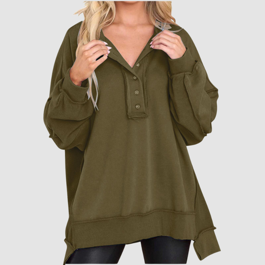 Wholesale Round Neck Solid Color Button | Wonderxfans bulk activewear