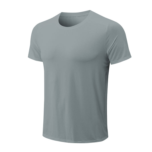 Wholesale Men's solid crewneck sweat-absorbing T-shirt | Wonderxfans bulk activewear
