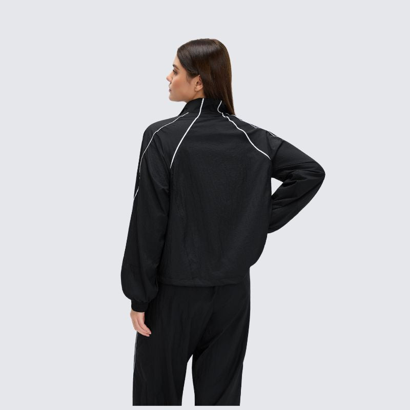 Wholesale outdoor color-block jacket + breathable pants