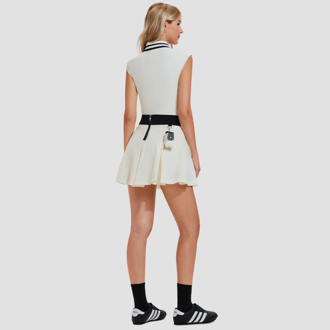 Wholesale New Sports Set for Women Sleeveless Golf POLO Shirt Outdoor Breathable Fitness Vest Tennis Set