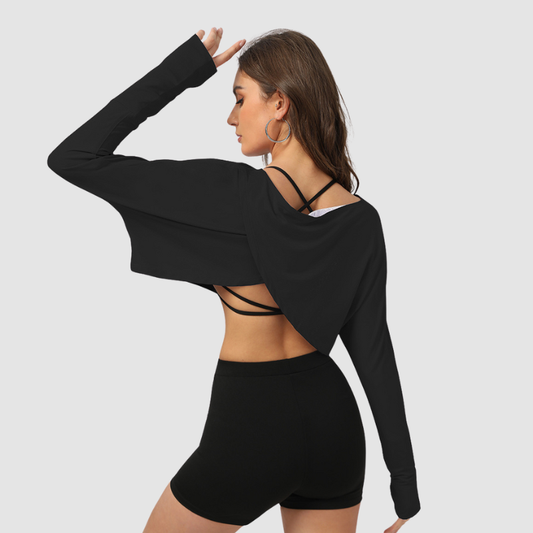 Wholesale Cropped Sports Cover-up | Wonderxfans bulk activewear