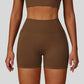 Seamless V-shaped back waist quick-drying shorts