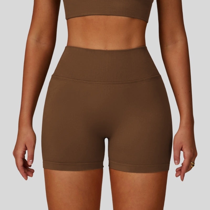 Seamless V-shaped back waist quick-drying shorts