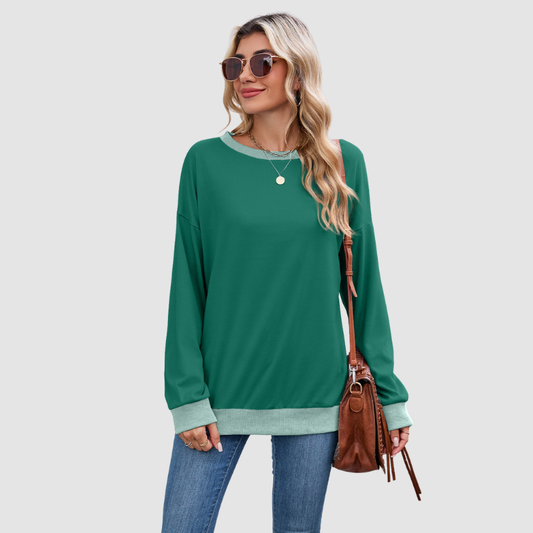 Wholesale Crew Neck Loose Top Long | Wonderxfans bulk activewear