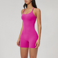 Wholesale cross back and hip lifting jumpsuit