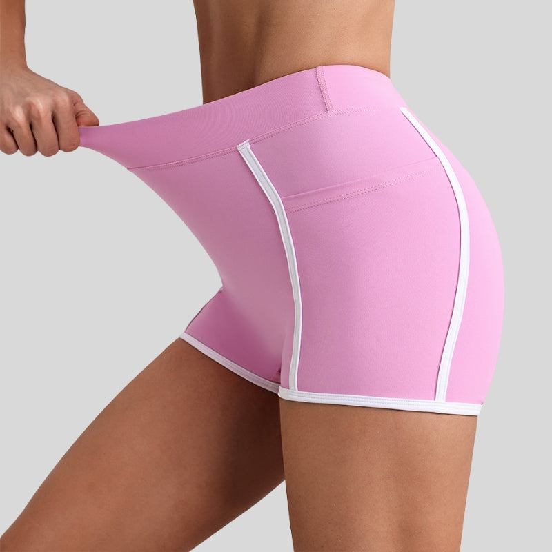 Contrasting Yoga Fitness Shorts