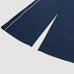 Wholesale Women's Brushed Short Sleeve Crop Top & Wide-Leg Pants Set – Padded Yoga Fitness 2-Piece