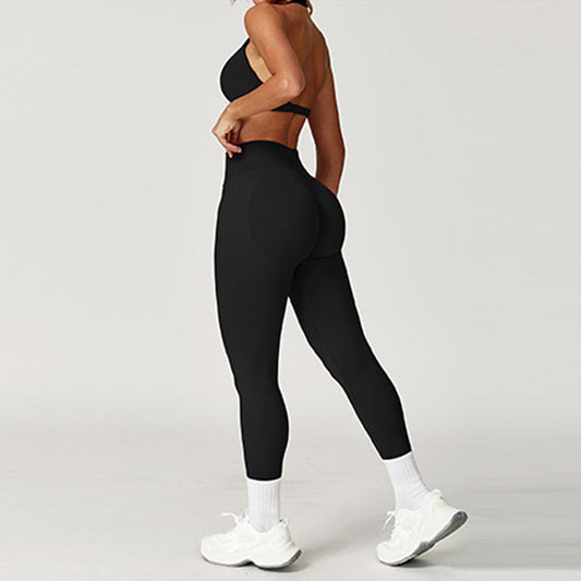 Halter sports Bra + High waist legging 2-piece set