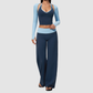 Wholesale Women’s 3-Piece Halter Yoga Set – Tank, Long Pants & Shrug