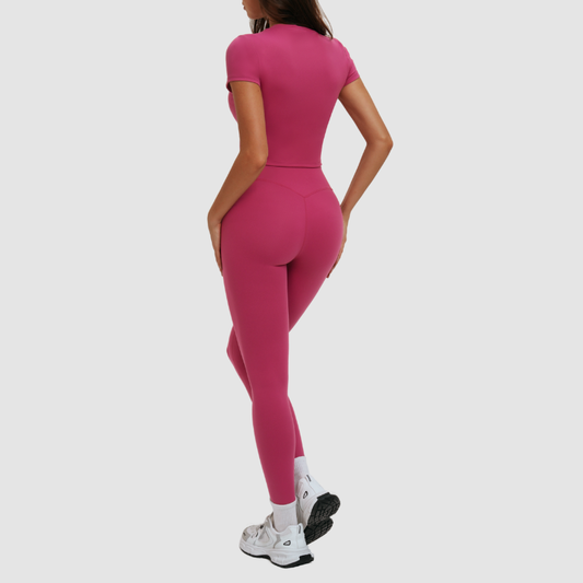 Wholesale solid color short-sleeved T-shirt + | Wonderxfans bulk activewear
