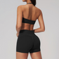 Wholesale Naked-Feel Seamless Sports Bra & High-Waist Leggings Set – Quick-Dry Yoga 2-Piece
