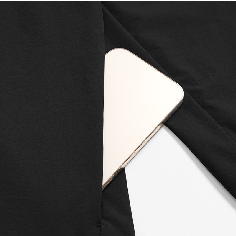 Wholesale Men Eco-friendly Recycled Contrast Color Zip-up Jacket